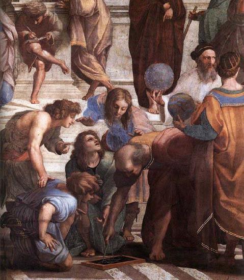 RAFFAELLO Sanzio The School of Athens oil painting image